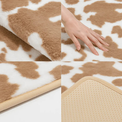 Hundedecke mit Kuhprint | Sofabezug & Kuschelplatz für kalte Tage