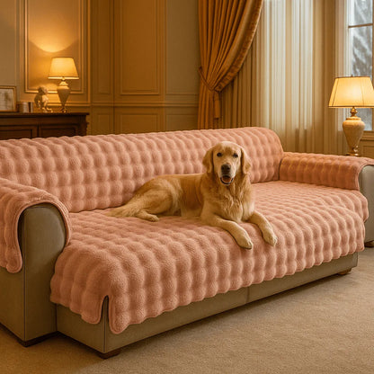 Luxus Sofabezug für Hundebesitzer | Schutz & Wärme im stilvollen Design