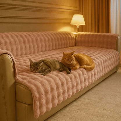 Luxus Sofabezug für Katzenbesitzer | Schutz & Wärme im eleganten Design