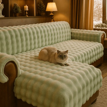 Luxus Sofabezug für Katzenbesitzer | Schutz & Wärme im eleganten Design