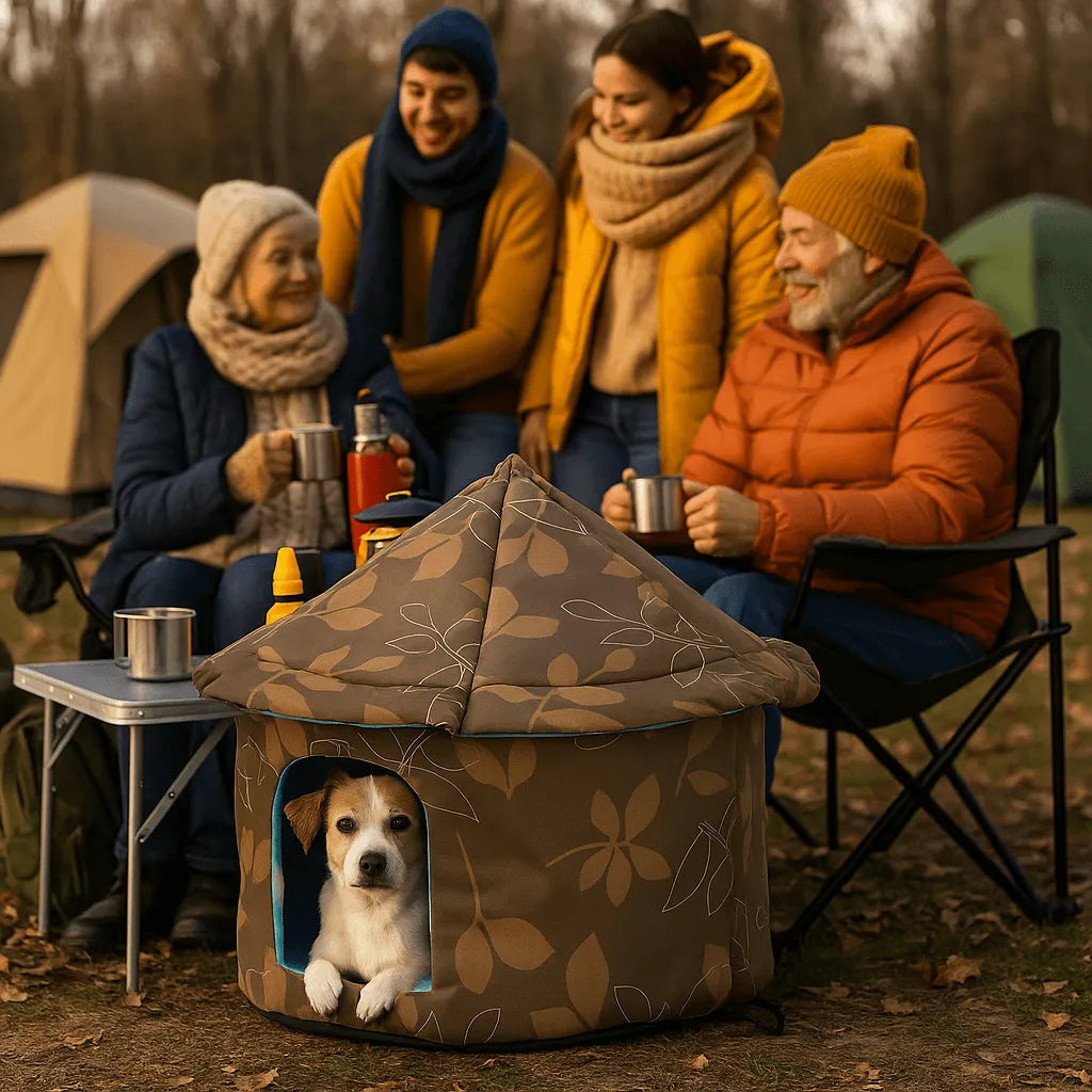 Faltbare Hundehütte | Gemütliche Schlafhöhle für Hunde