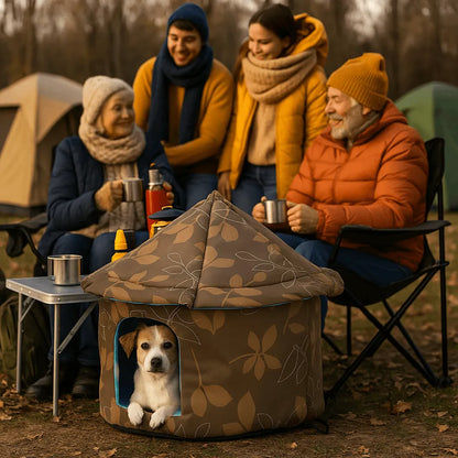 Faltbare Hundehütte | Gemütliche Schlafhöhle für Hunde