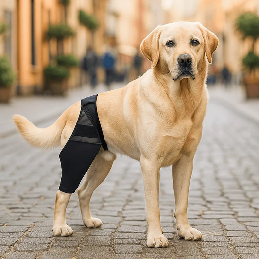 Kniebandage für Hund | atmungsaktive Stütze für Knie & Gelenke