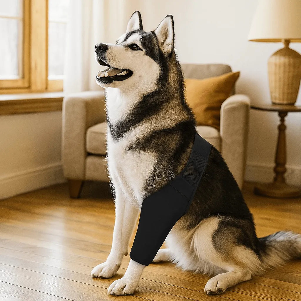 Kniebandage für Hund | atmungsaktive Stütze für Knie & Gelenke