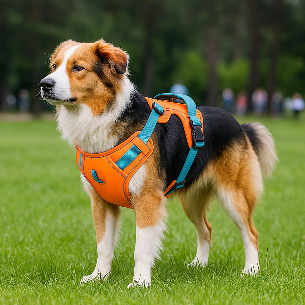 Reflektierendes Hundegeschirr | Atmungsaktiv & Sicher für Spaziergänge