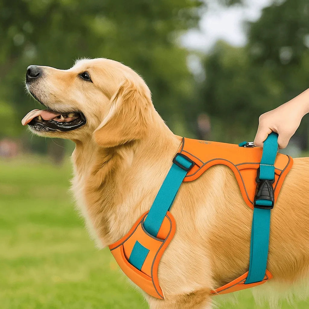 Reflektierendes Hundegeschirr | Atmungsaktiv & Sicher für Spaziergänge