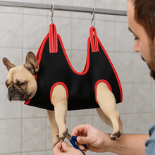 Hamac de toilettage pour chien | Aide confortable pour couper les griffes & brosser