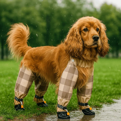 Hundeschuhe wasserdicht & reflektierend | verstellbar und bequem