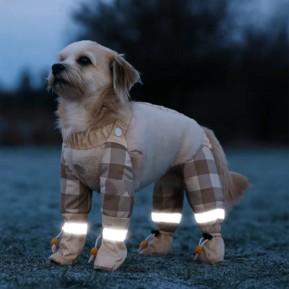 Hundeschuhe wasserdicht & reflektierend | verstellbar und bequem