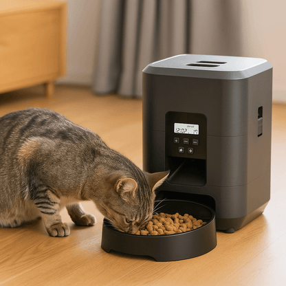 Automatische Futtertonne für Katzen | Smart & App-gesteuert