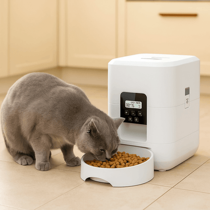 Automatische Futtertonne für Katzen | Smart & App-gesteuert