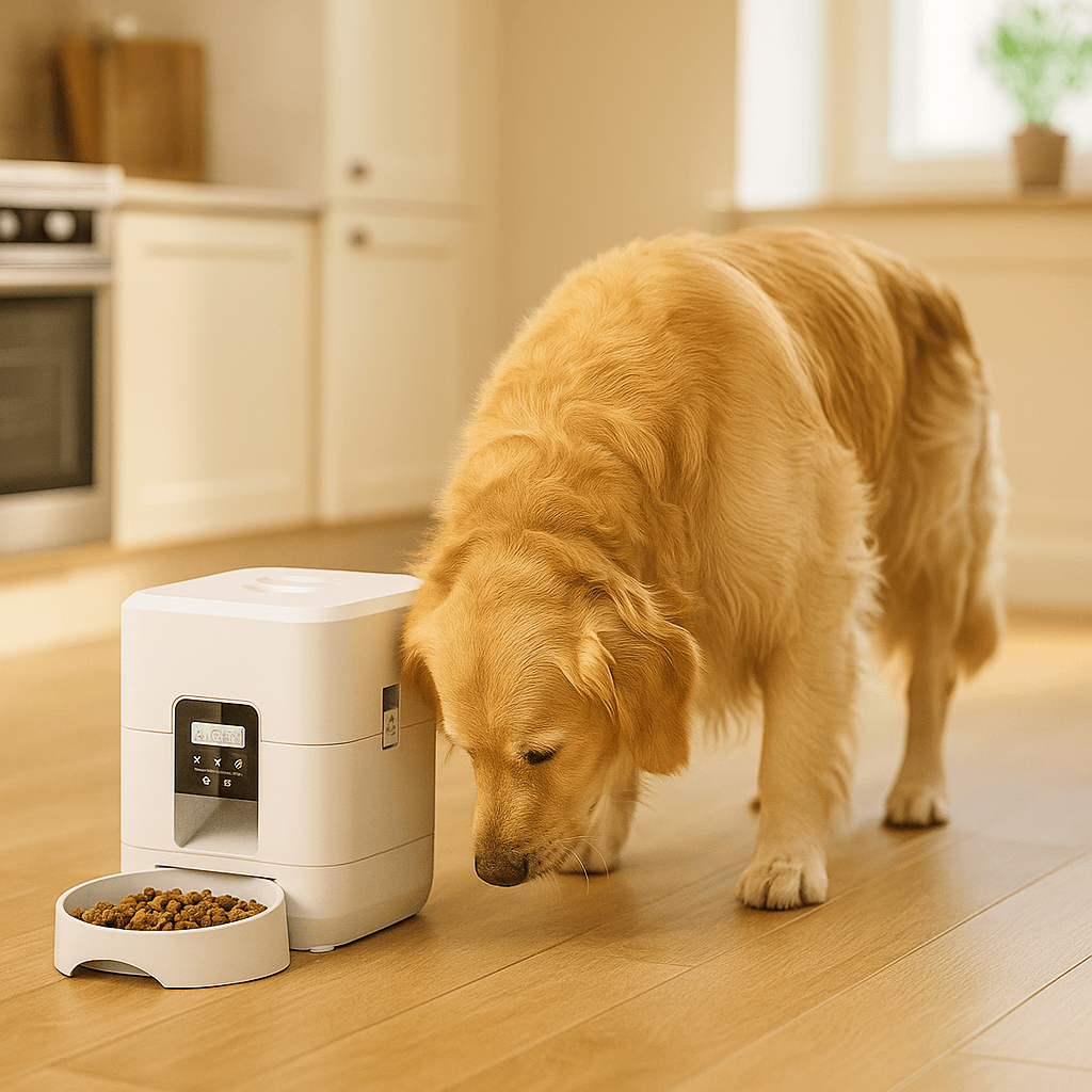 Automatische Futtertonne für Hunde | Smart & App-gesteuert