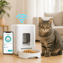 Automatic Feeding Barrel for Cats | Smart & App-Controlled