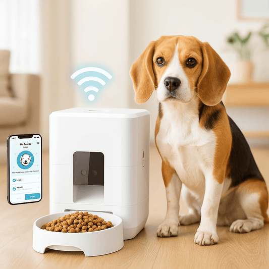 Automatische Futtertonne für Hunde | Smart & App-gesteuert