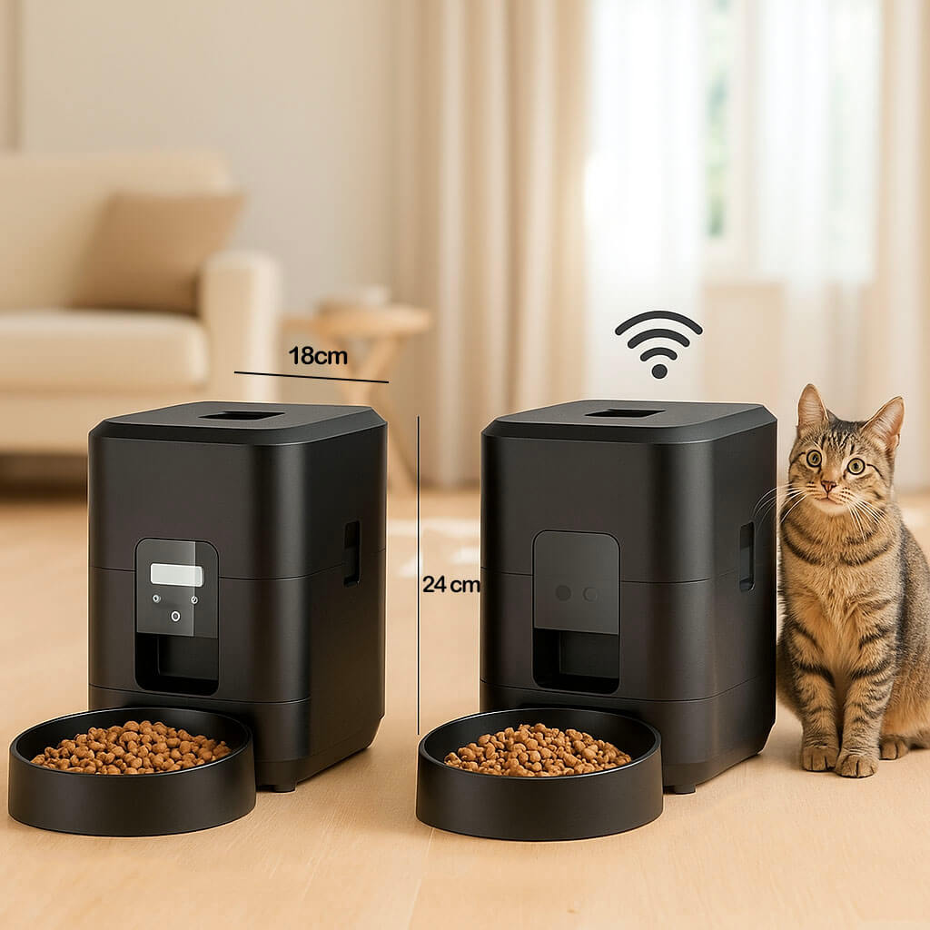 Automatische Futtertonne für Katzen | Smart & App-gesteuert