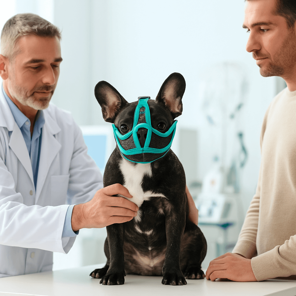 Maulkorb für Kurzschnauzer | verstellbar & atmungsaktiv