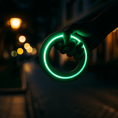 LED Hundeleine mit Aufrollfunktion | verstellbar & wiederaufladbar