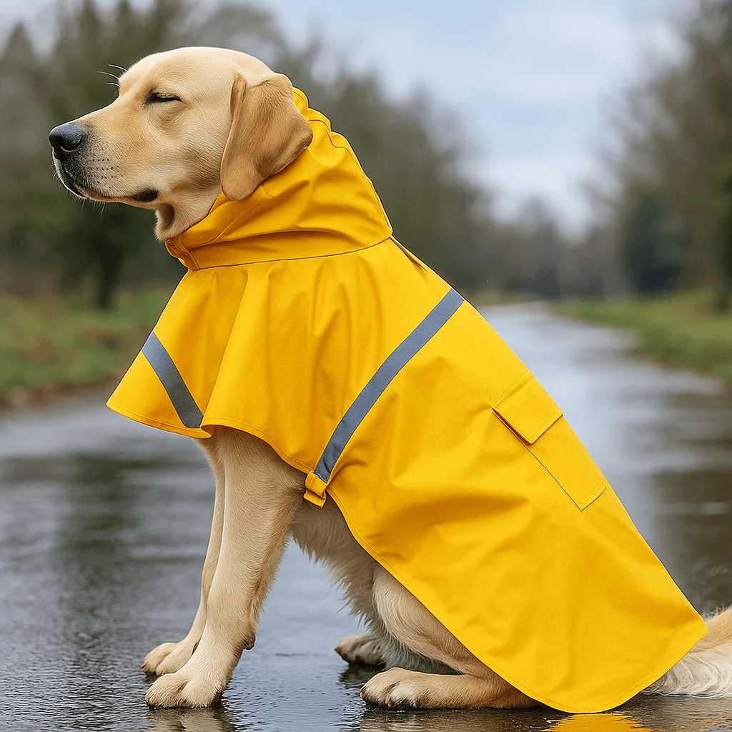 Hundemantel mit Kapuze | wasserdicht, reflektierend & mit Taschen