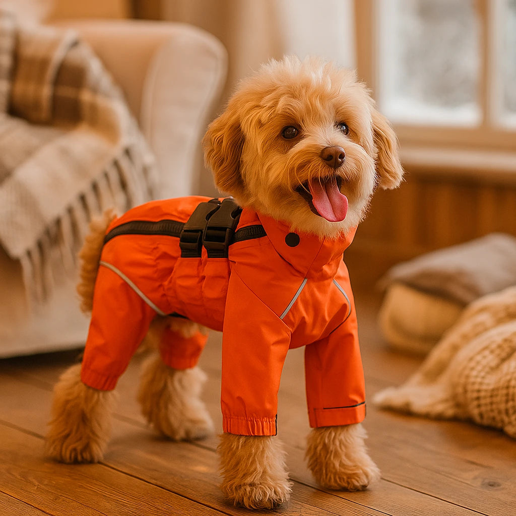 Hundemantel wasserdicht & reflektierend | Schutz vor Regen & Wind