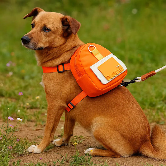 Hundegeschirr mit Rucksack | praktisch, bequem & ideal für Outdoor