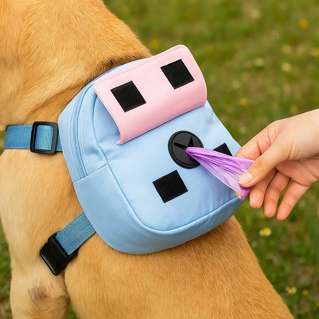 Hundegeschirr mit Rucksack | praktisch, bequem & ideal für Outdoor