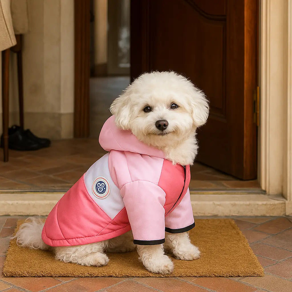 Hundemantel mit Kapuze | wasserfest, winddicht & warm im Winter