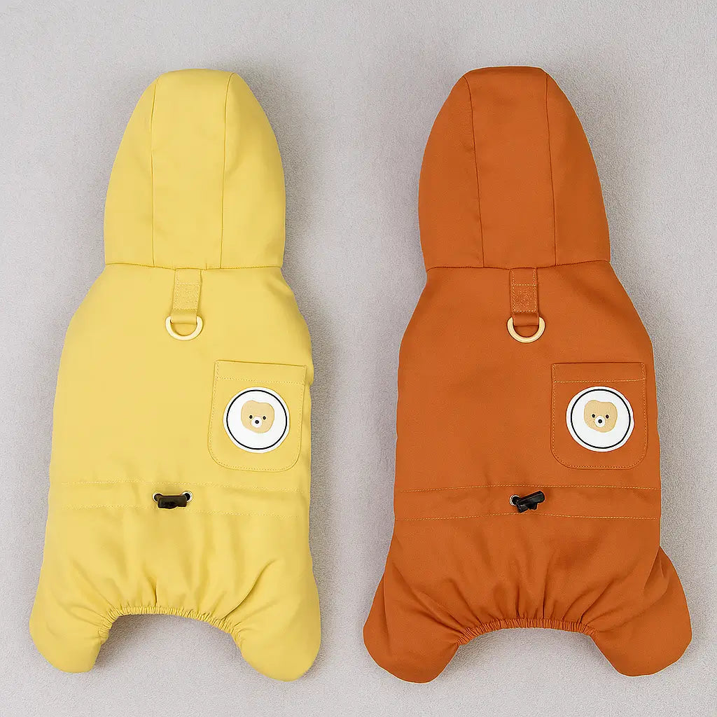Hundemantel winddicht | warmer Winter Overall für kleine Hunde