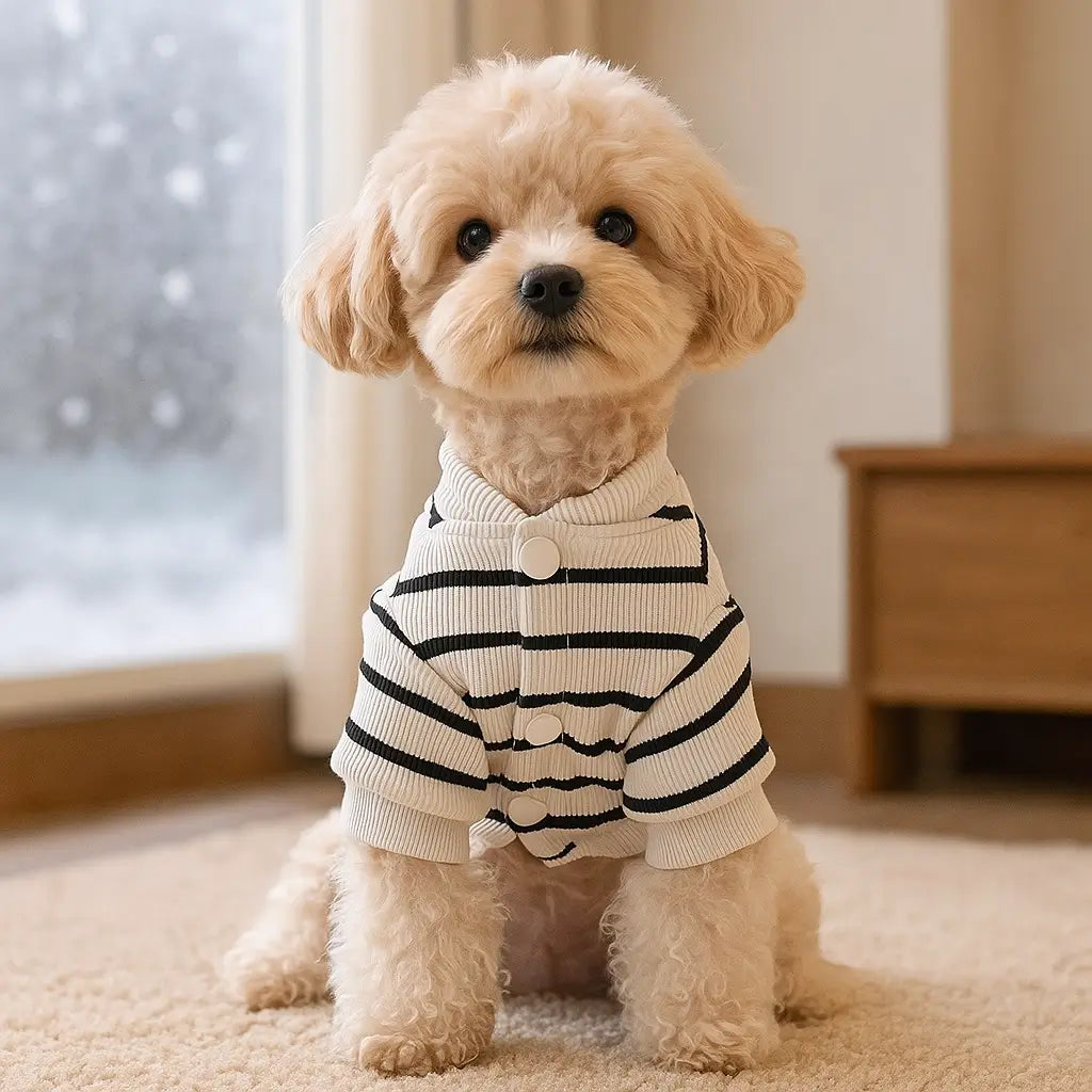 Hundemantel | Hundebekleidung Weiß, Jumpsuit für kleine Hunde