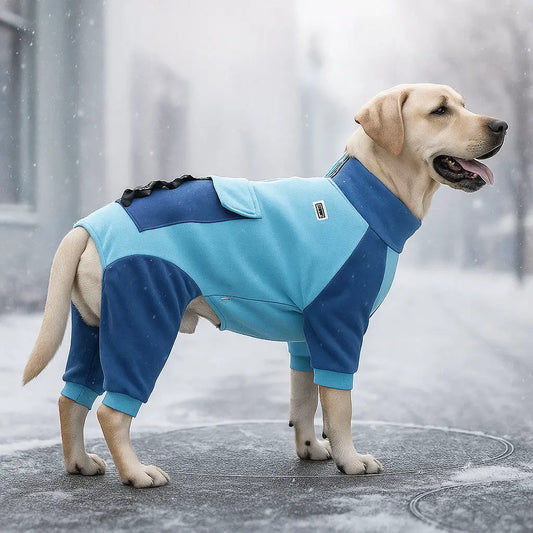 Hundemantel Jumpsuit | warm, winddicht & weich gefüttert