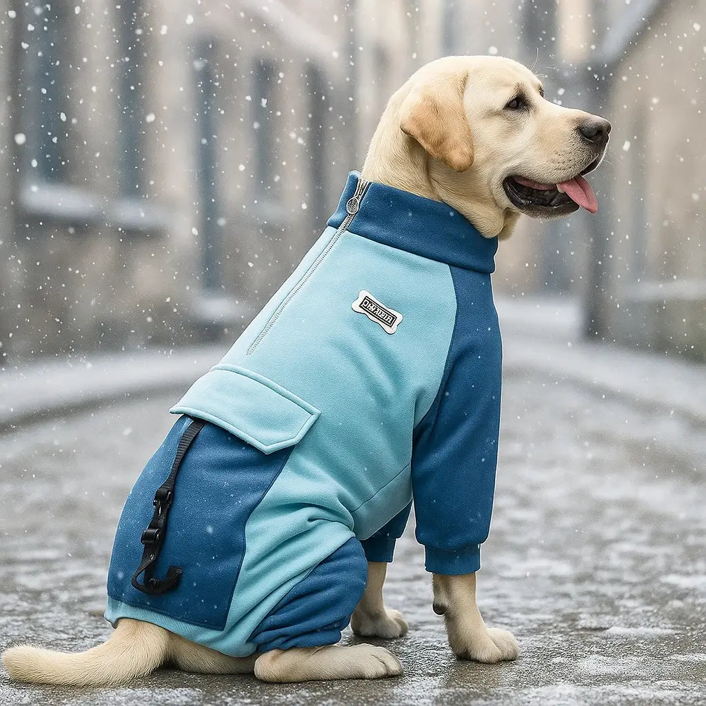 Hundemantel Jumpsuit | warm, winddicht & weich gefüttert
