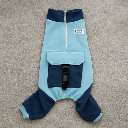 Hundemantel Jumpsuit | warm, winddicht & weich gefüttert