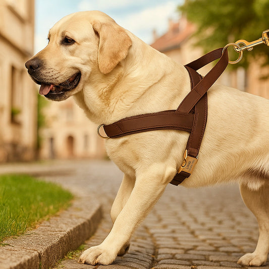 Hundegeschirr mit Namensgravur | Trekkfrei & Bequem im Alltag