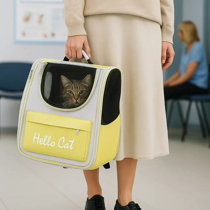 Katzenrucksack & Tragetasche mit Belüftung | sicher und komfortabel
