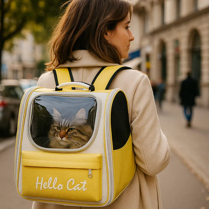 Katzenrucksack & Tragetasche mit Belüftung | sicher und komfortabel