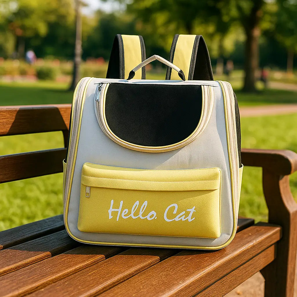 Katzenrucksack & Tragetasche mit Belüftung | sicher und komfortabel