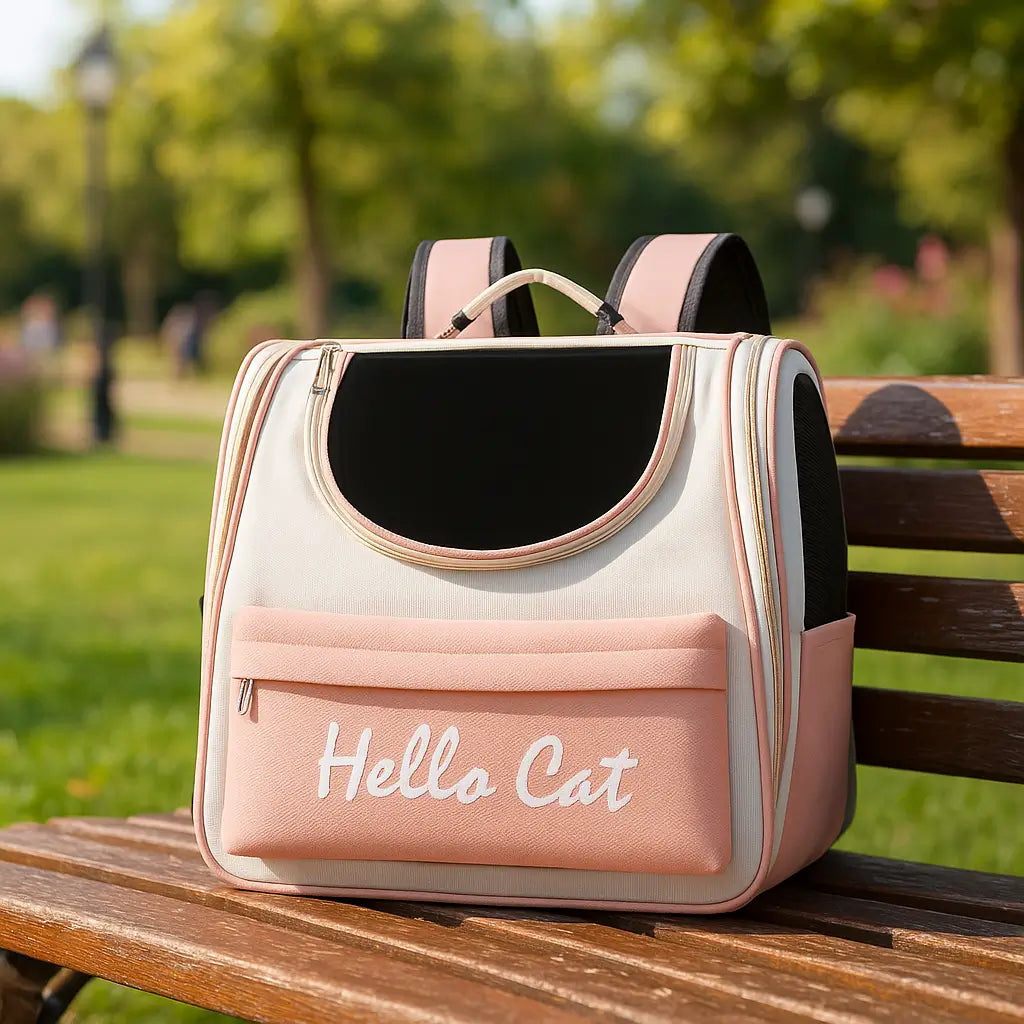 Katzenrucksack & Tragetasche mit Belüftung | sicher und komfortabel