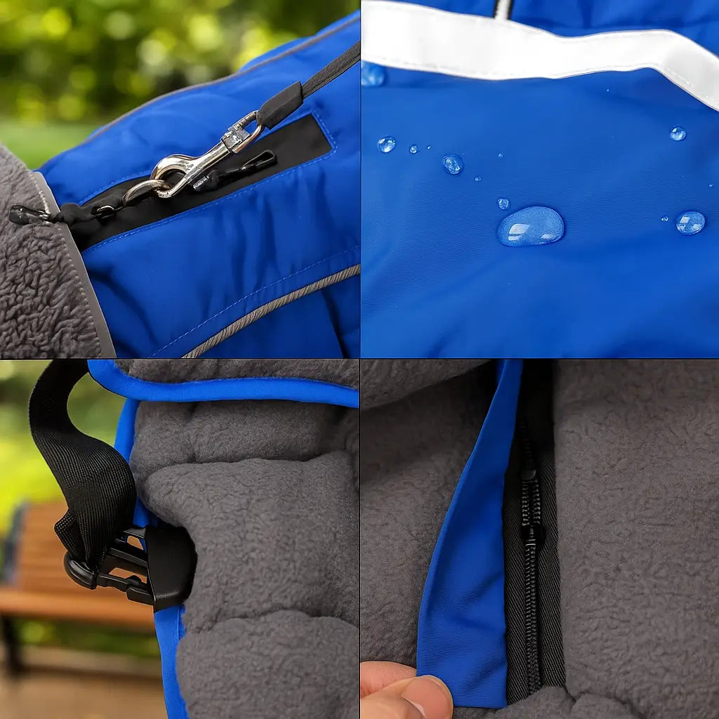 Hundejacke & Hundemantel Winter | Wasserdicht, Warm & Reflektierend