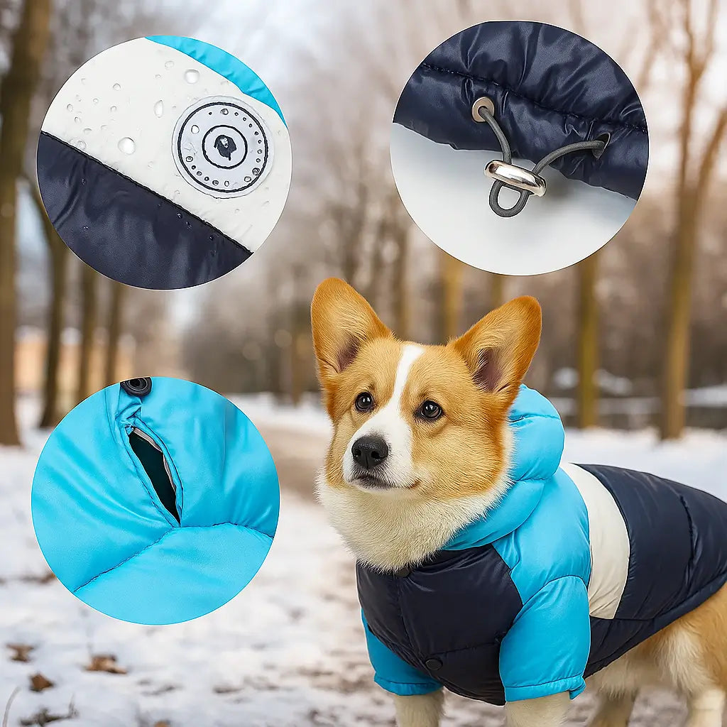 Hundemantel Winter | Wasserdicht, Winddicht & Extra Warm für Hunde