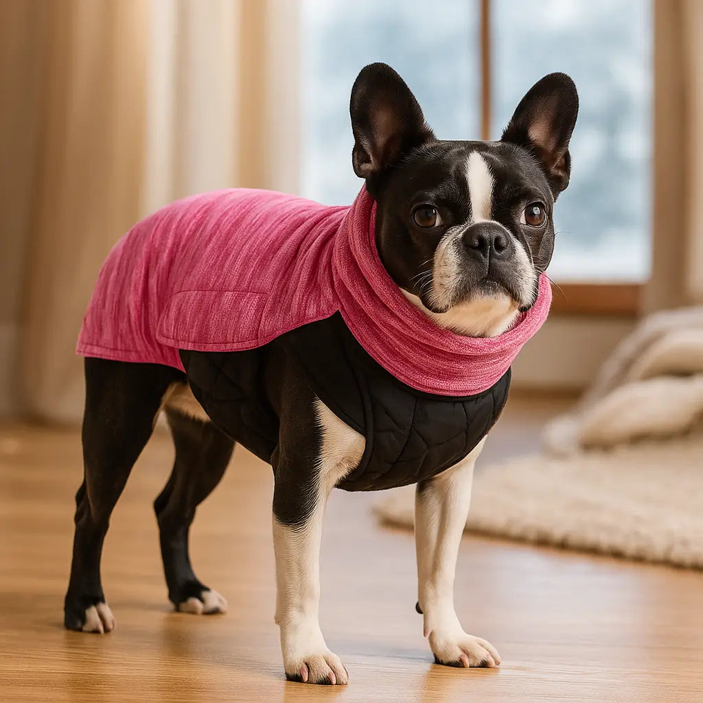 Hundemantel Winter Fleece | Warm, Wendbar & Wasserabweisend für Hunde