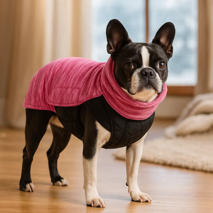 Hundemantel Winter Fleece | Warm, Wendbar & Wasserabweisend für Hunde