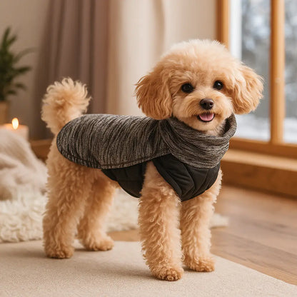 Hundemantel Winter Fleece | Warm, Wendbar & Wasserabweisend für Hunde