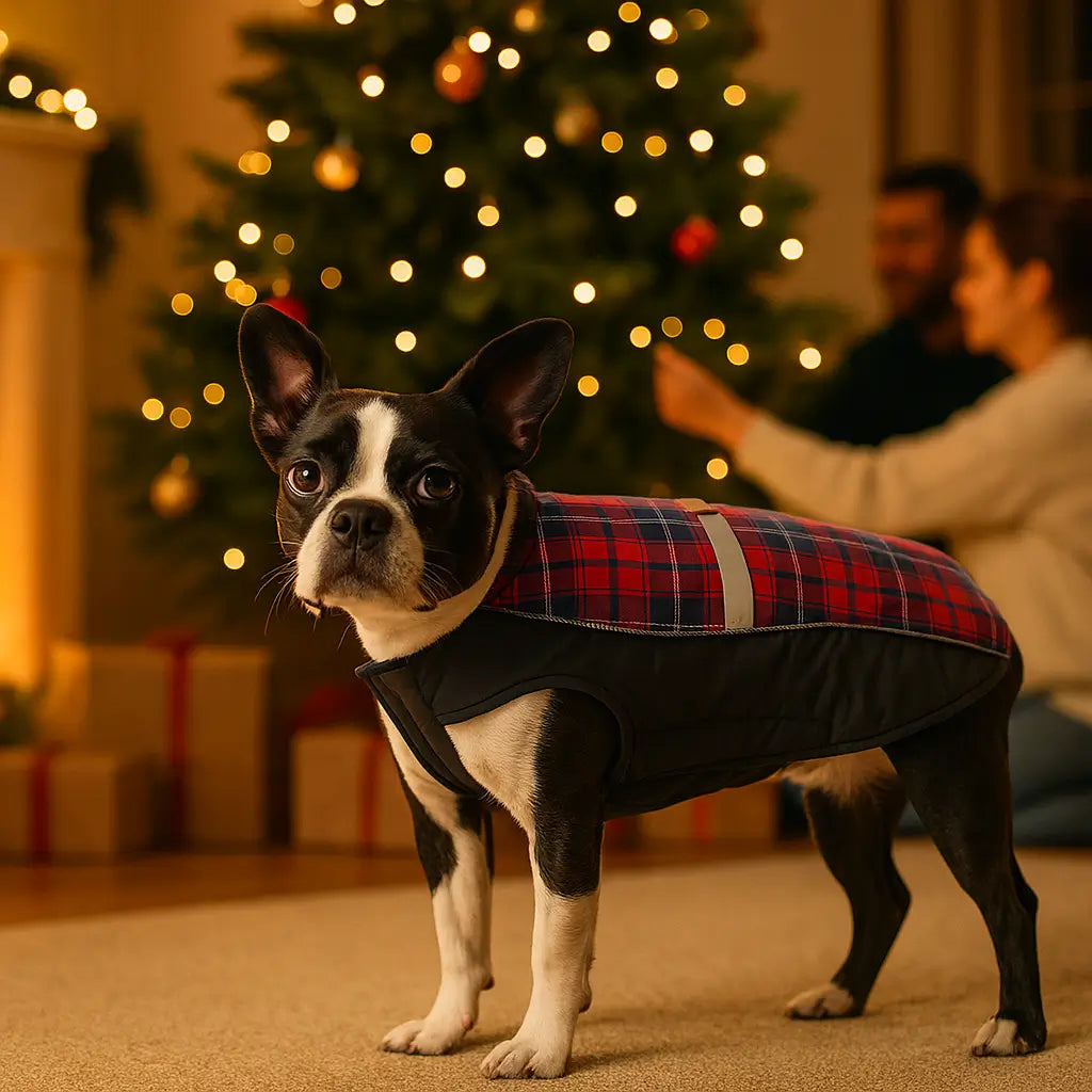 Hundemantel Winter Fleece | Warm, Wendbar & Wasserabweisend für Hunde