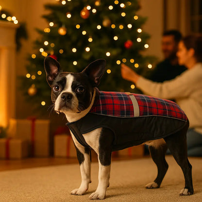Hundemantel Winter Fleece | Warm, Wendbar & Wasserabweisend für Hunde