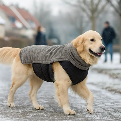 Hundemantel Winter Fleece | Warm, Wendbar & Wasserabweisend für Hunde