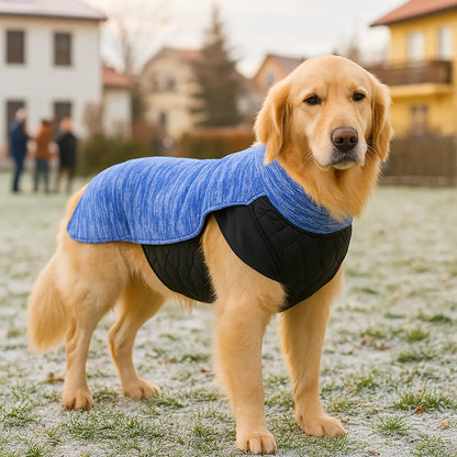 Hundemantel Winter Fleece | Warm, Wendbar & Wasserabweisend für Hunde