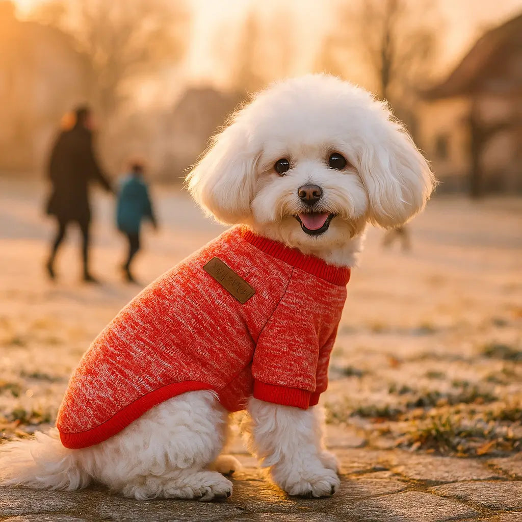 Hundepullover Winter | Weicher Warmer Hundemantel für Kleine Hunde