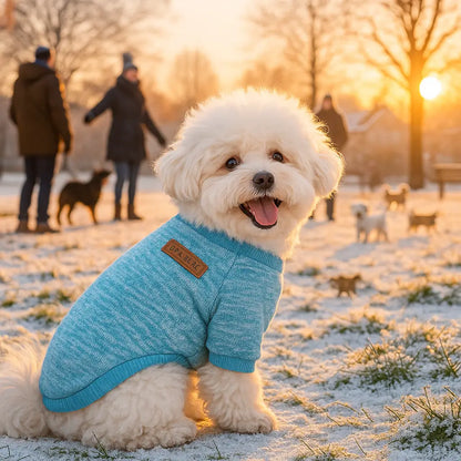Hundepullover Winter | Weicher Warmer Hundemantel für Kleine Hunde