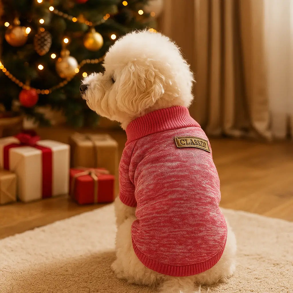 Hundepullover Winter | Weicher Warmer Hundemantel für Kleine Hunde