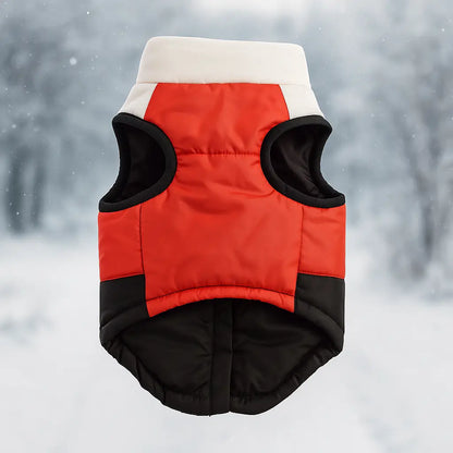 Hundemantel Winter mit Geschirr | Wasserdicht, Warm & Leicht anzuziehen