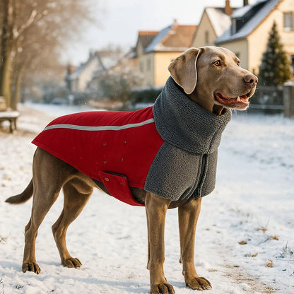 Hundemantel Winter | Warm, Wasserabweisend & Winddicht mit Rollkragen